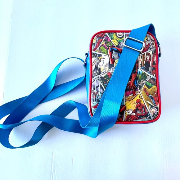 Buckle-Down Marvel Spider Man Beyond Amazing Character Collage Crossbody Bag NWT - Picture 4 of 16